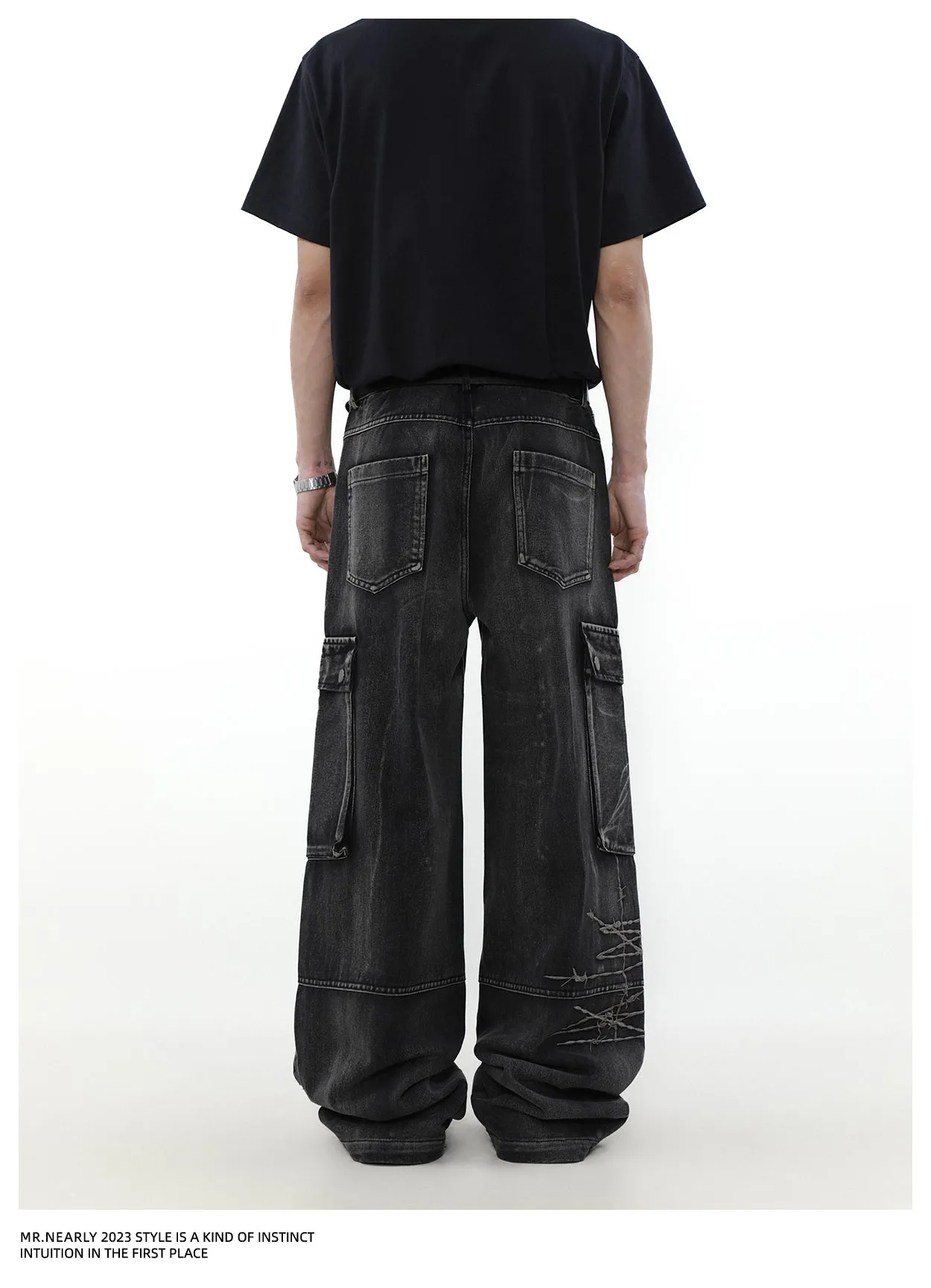 QS359A multi pocket pants