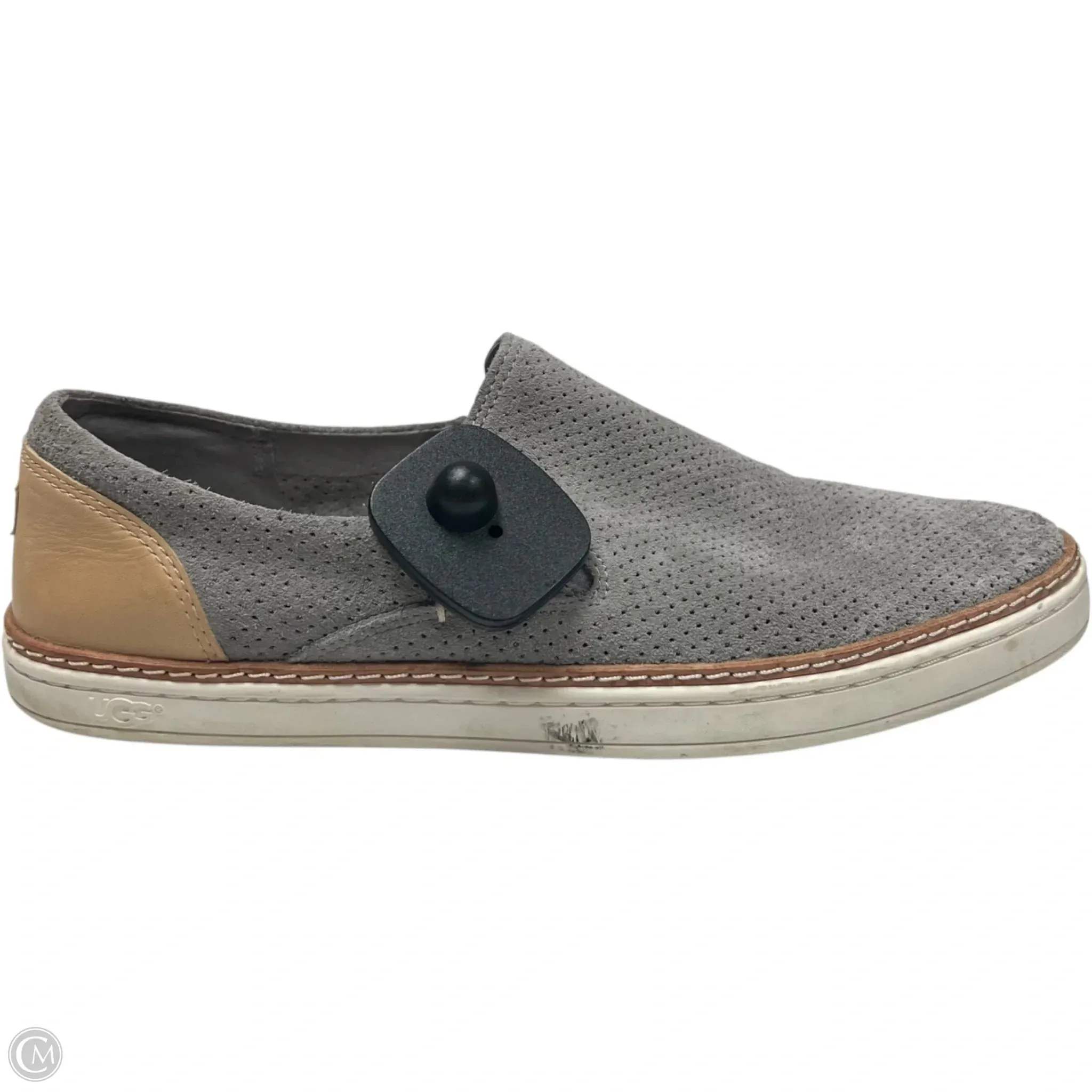 Skin Soft Free Soul Shoes Designer By Ugg In Grey, Size: 10