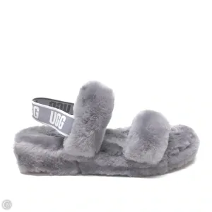 Supportive Core Active People Adjustable Lace Closure Slippers Designer By Ugg In Grey Size 11