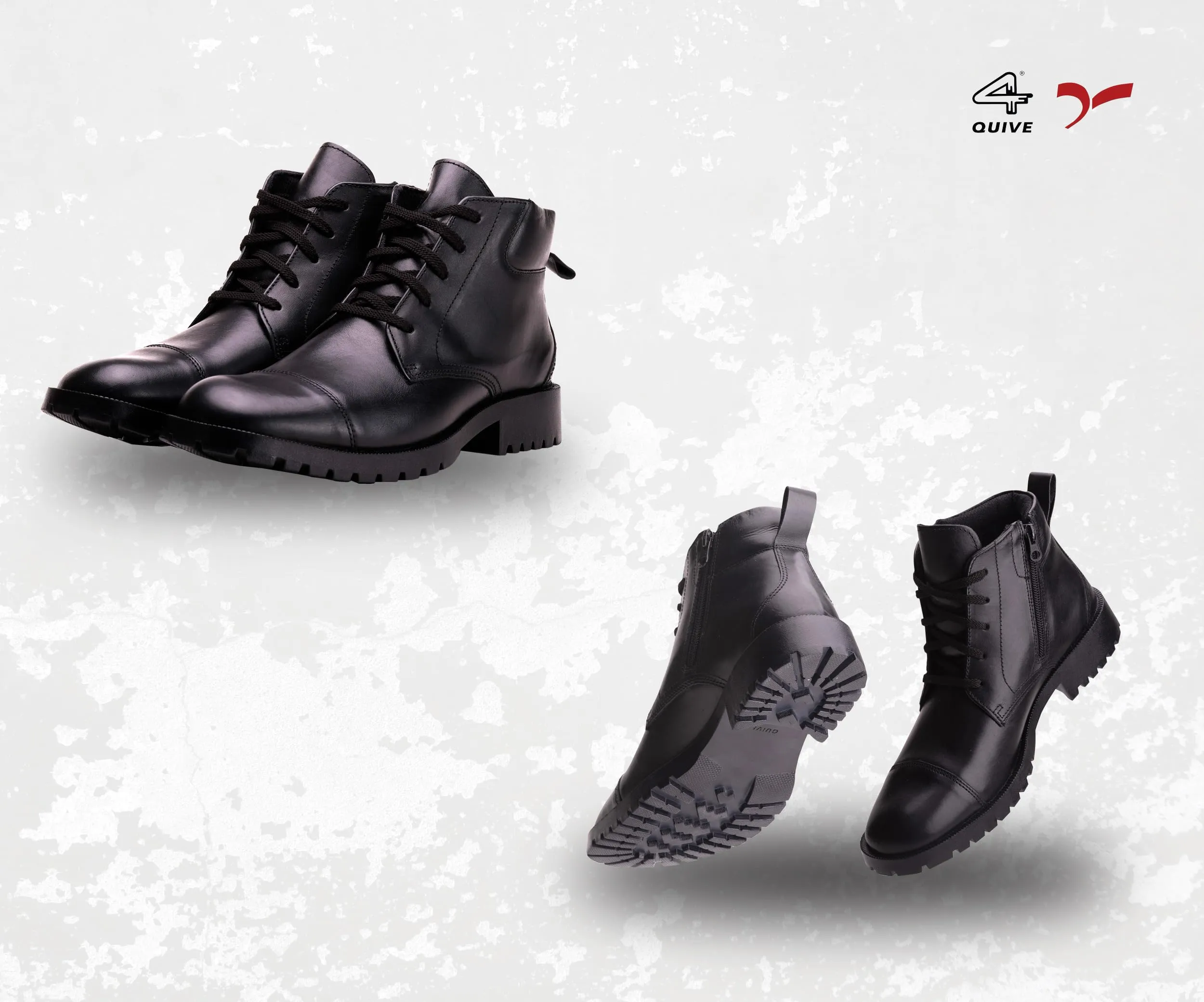 QUIVE SEGA DMS Casual Wear Work Leather Shoes