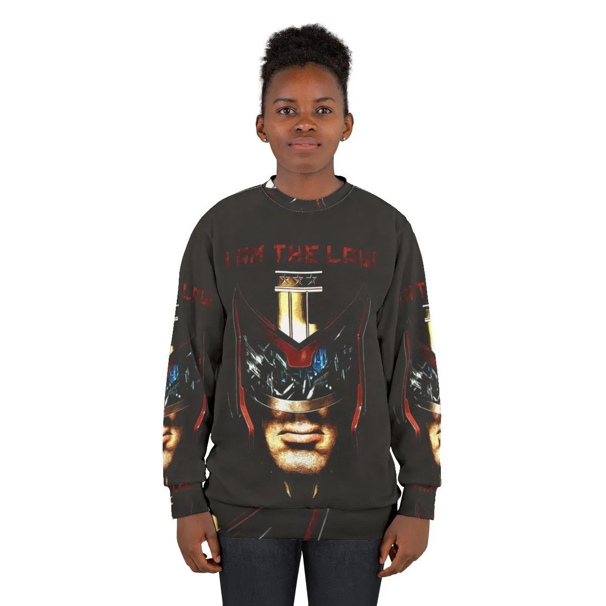 "I Am The Law" Futuristic Sci-Fi Sweatshirt