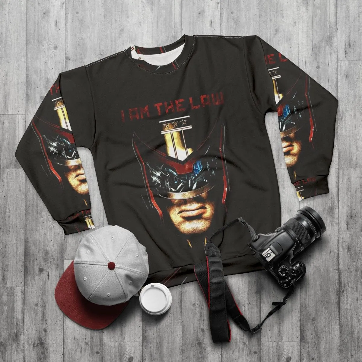 "I Am The Law" Futuristic Sci-Fi Sweatshirt