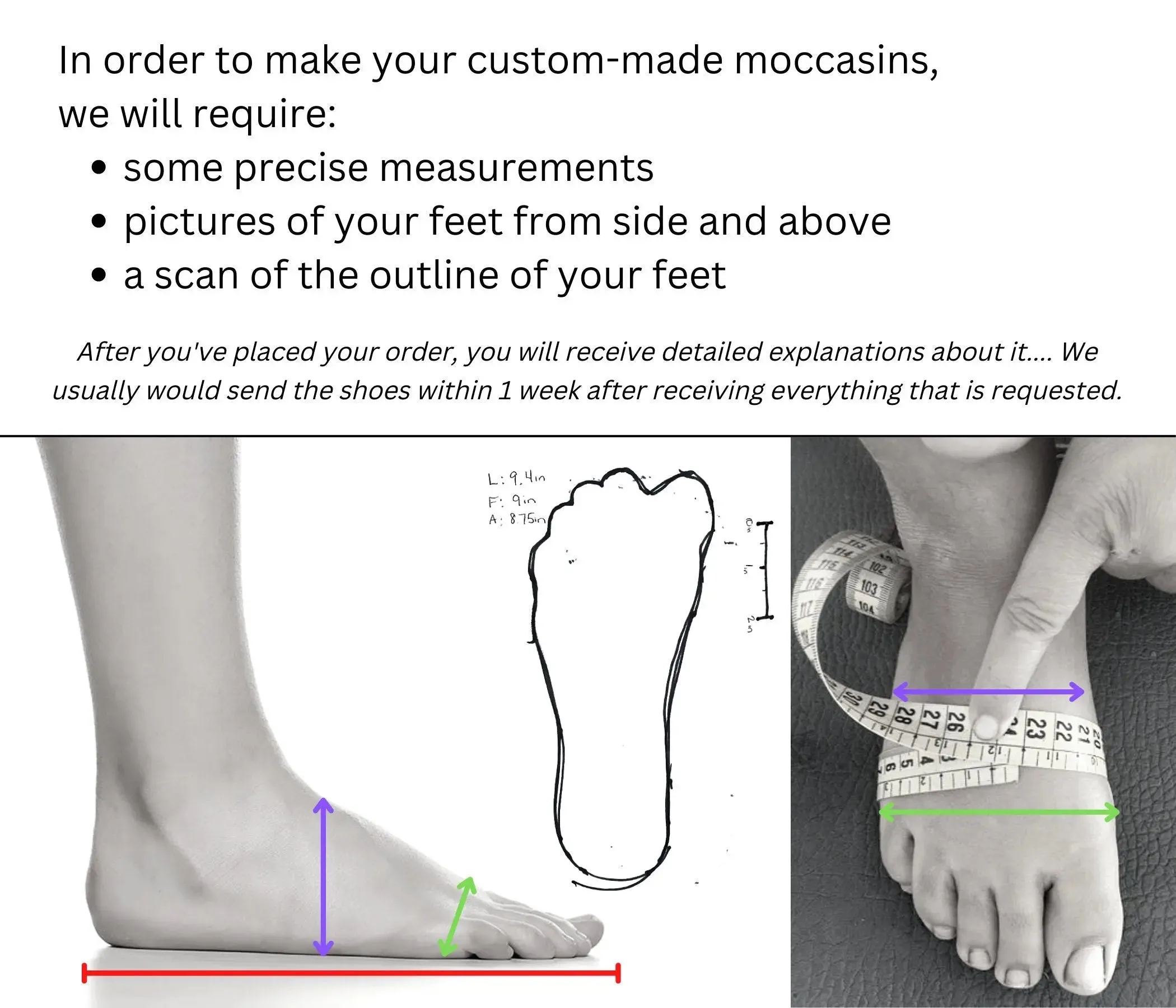 "Runners" Moccasins / Custom-Made Barefoot Shoes
