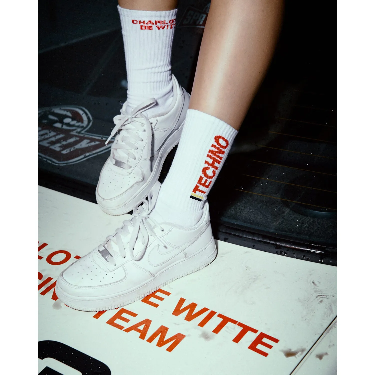 RACING WHITE SOCKS