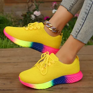 Rainbow Sole Sneakers