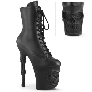 RAPTURE-1020 Pleaser Black Faux Leather Sexy Platform Shoes (Pole Dancing Heels)