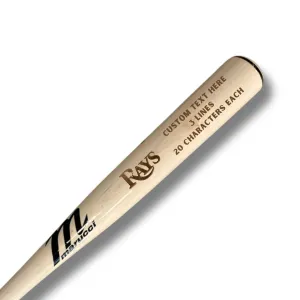 Rays Custom Engraved Marucci Wooden Baseball Bats