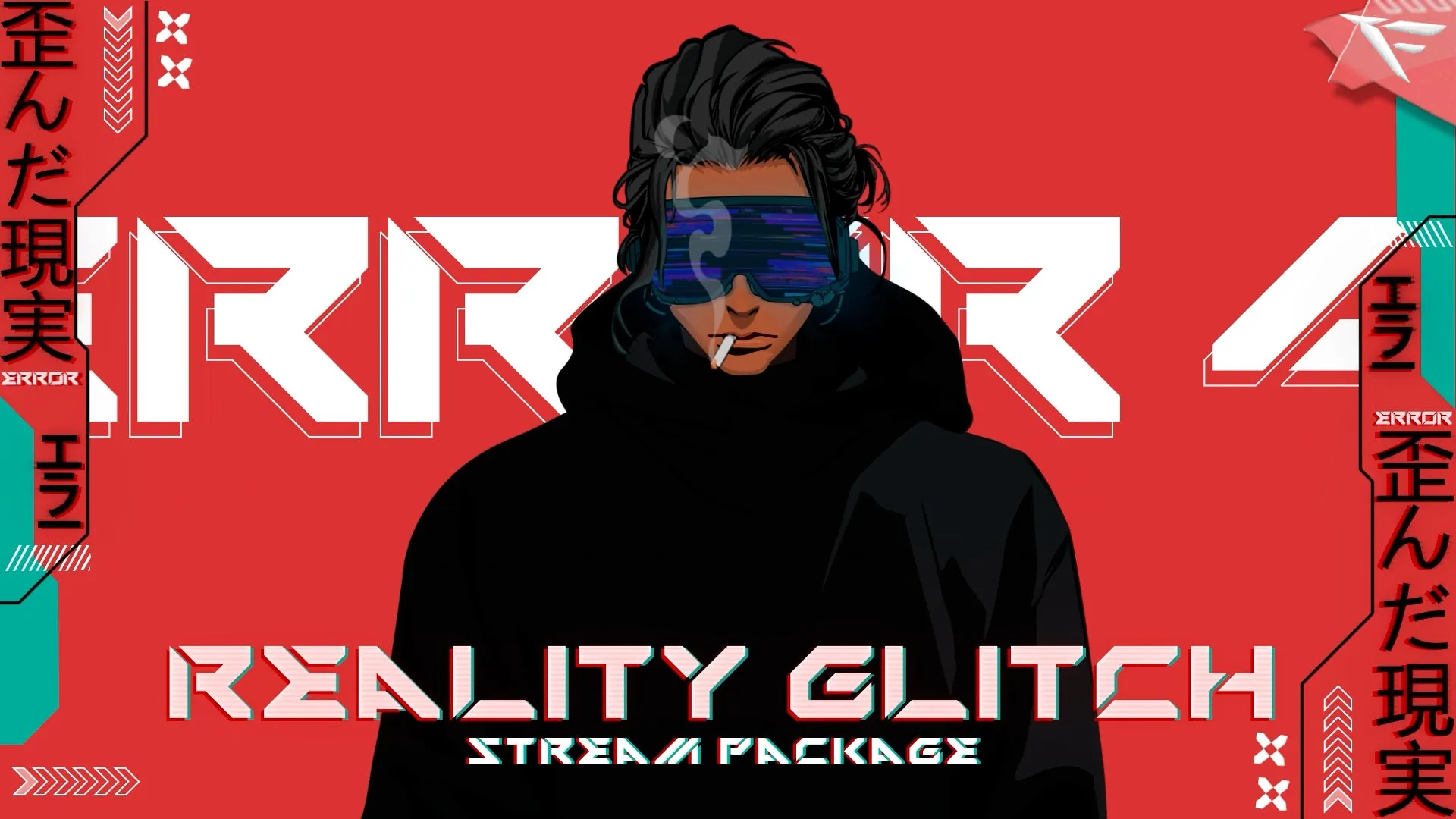 Reality Glitch Stream Overlays