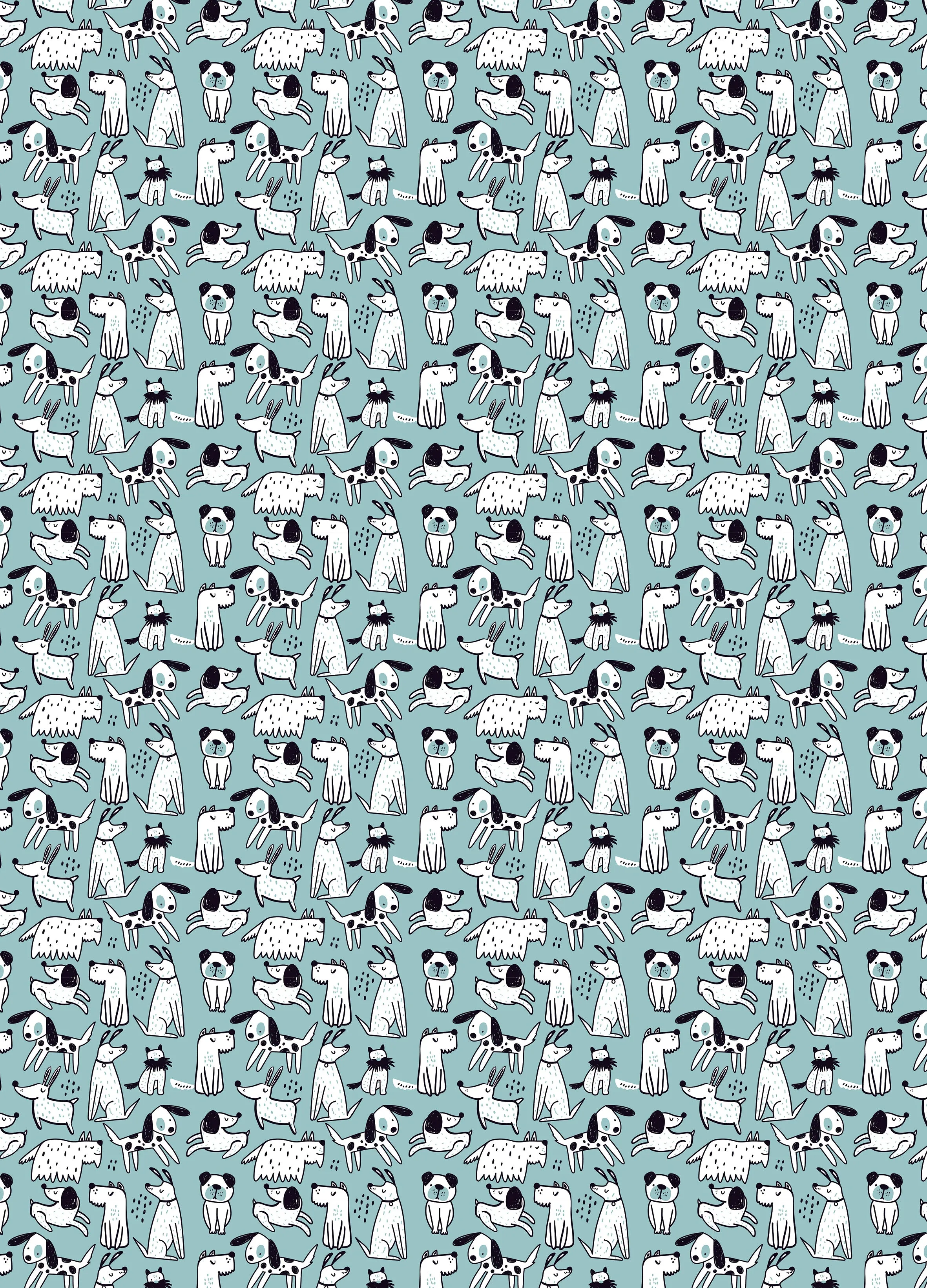 Recyclable wrapping paper set