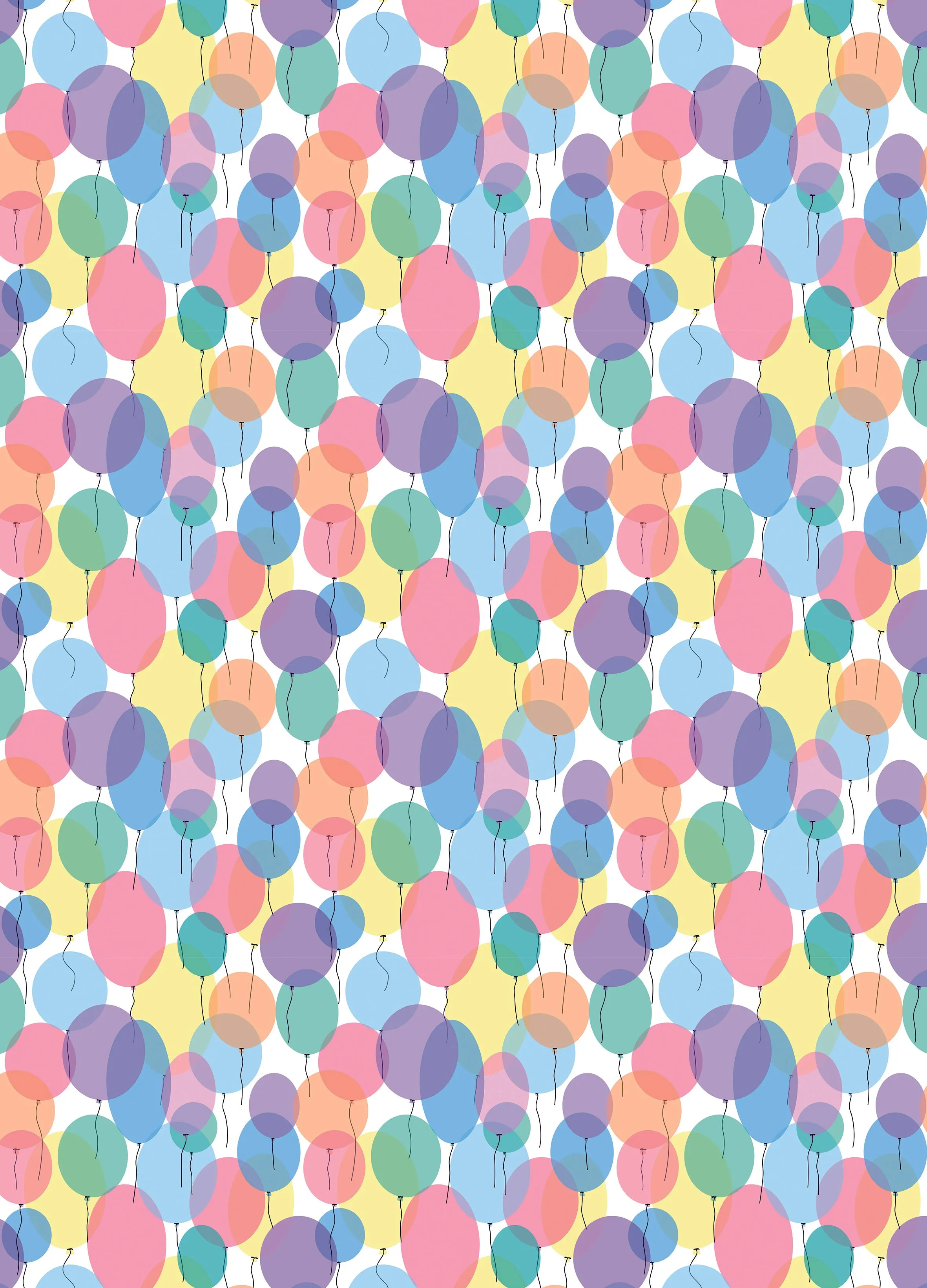 Recyclable wrapping paper set