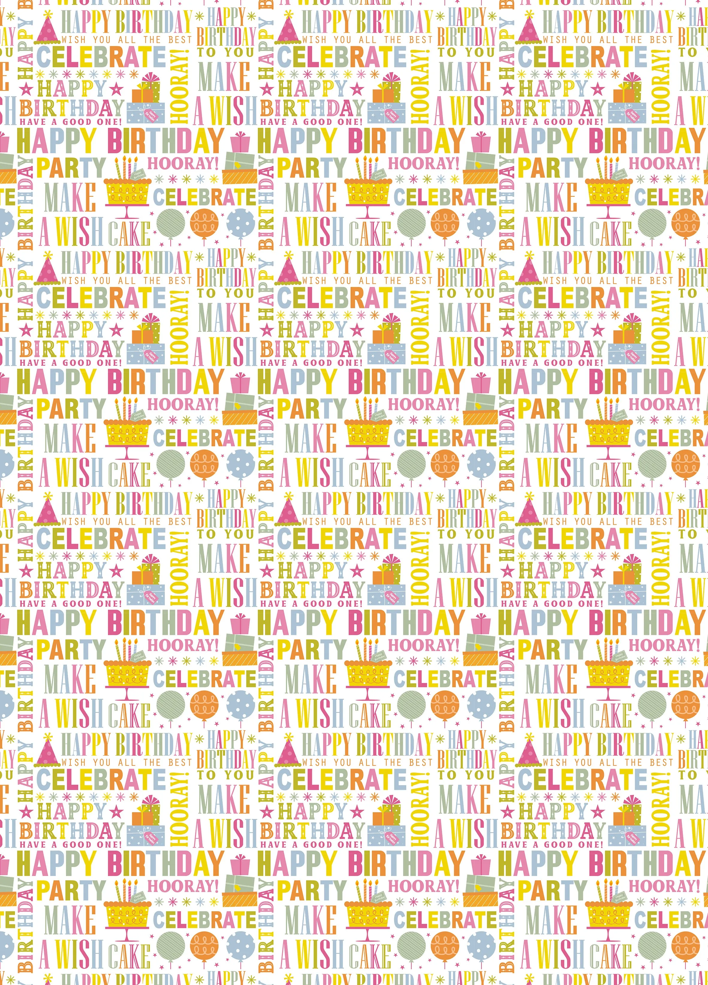 Recyclable wrapping paper set