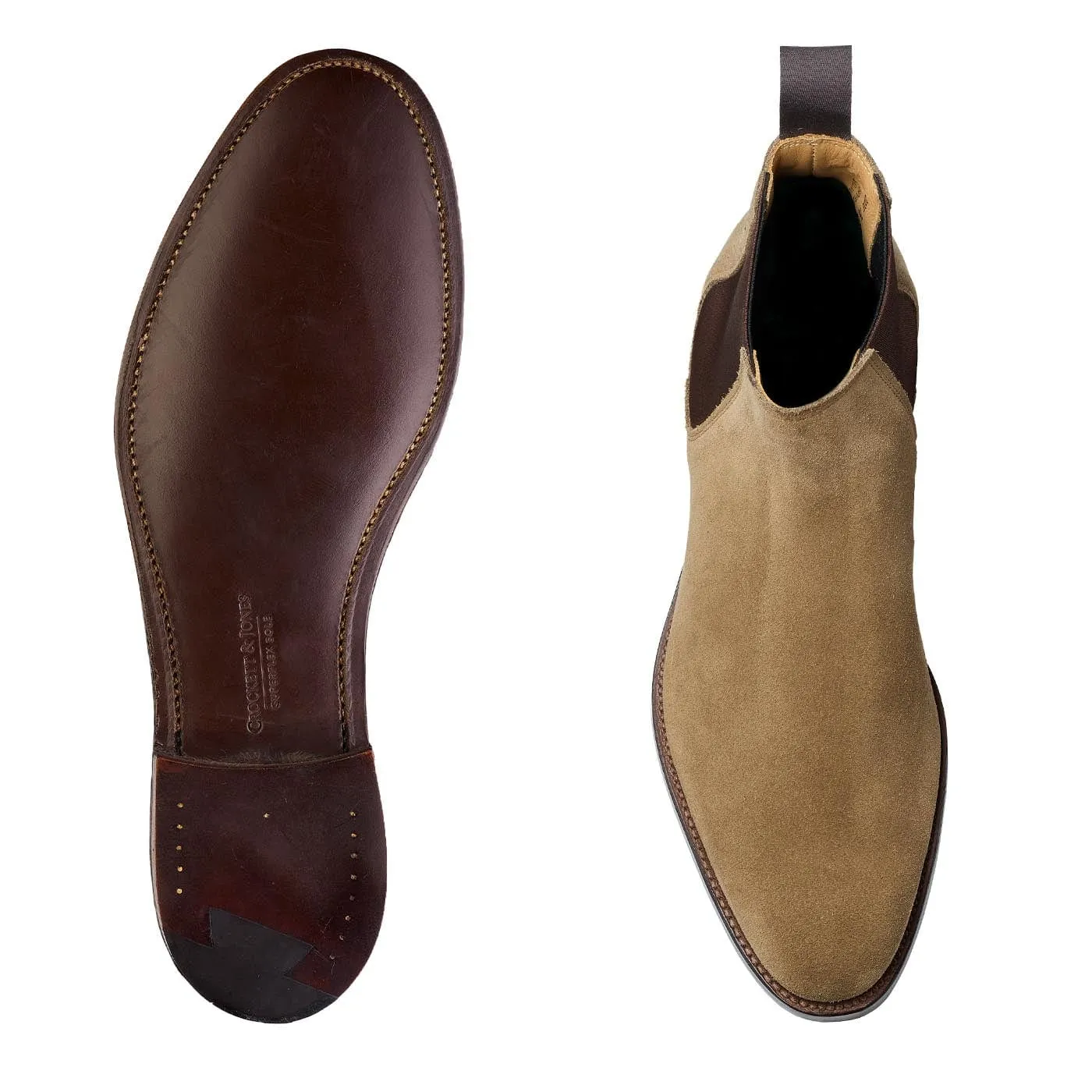 High Traction Rainy Days Epsom Khaki Suede