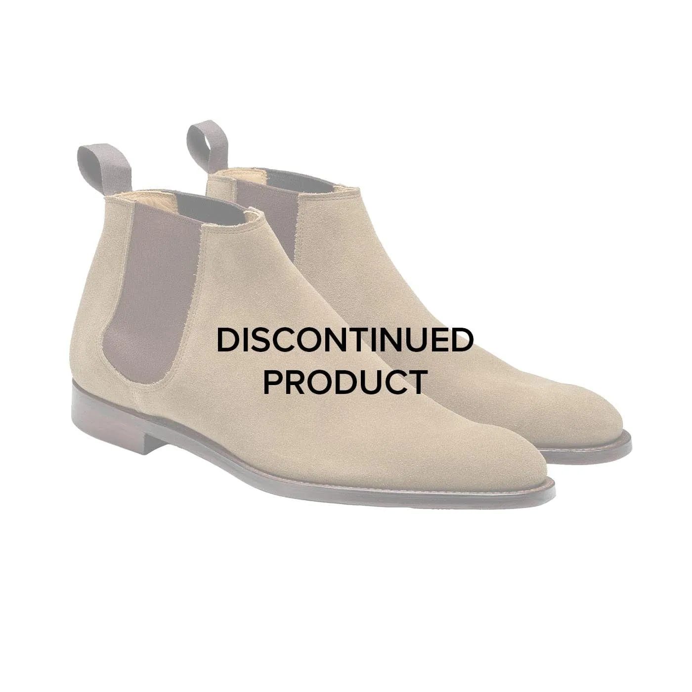 Side Zip No Tie Epsom Khaki Suede