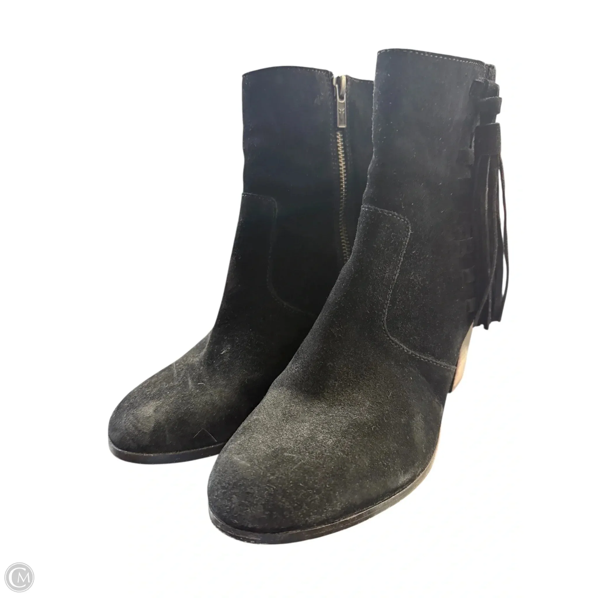 Boots Designer By Frye In Black, Size: 8 forest walk Shock Absorbing