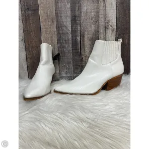 Boots Western By Cme In White, Size: 9 Protective Finish Urban Commute