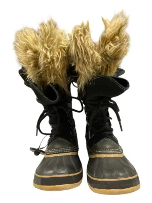 Boots Designer By Sorel In Black, Size:7 Play Hard Low Profile Design