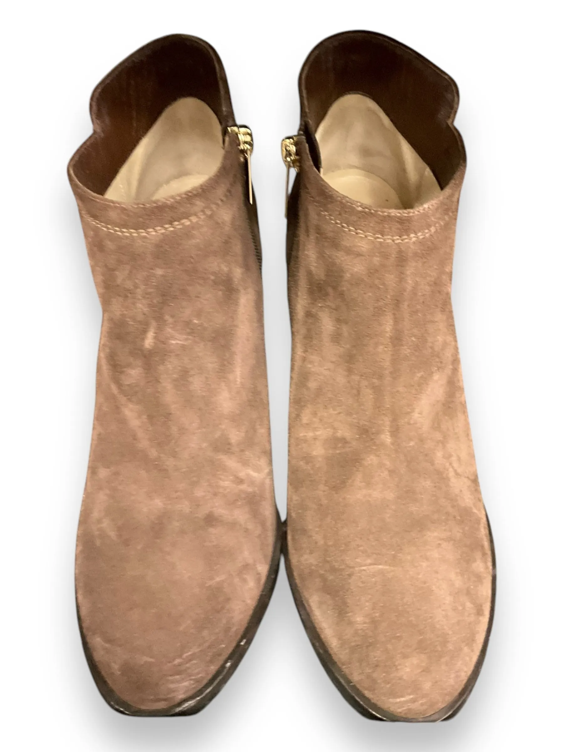 Boots Luxury Designer By Jimmy Choo In Brown, Size: 7.5 Deep Grip