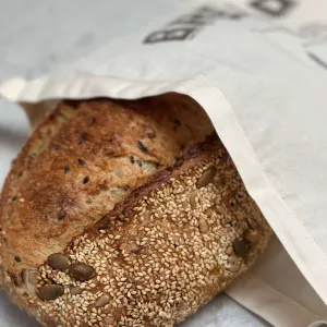 Reusable Linen Bread Bag