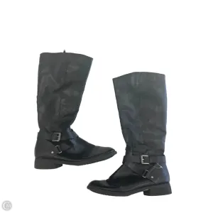 Boots Knee Flats By Style And Company In Black, Size: 7 Heavy Use