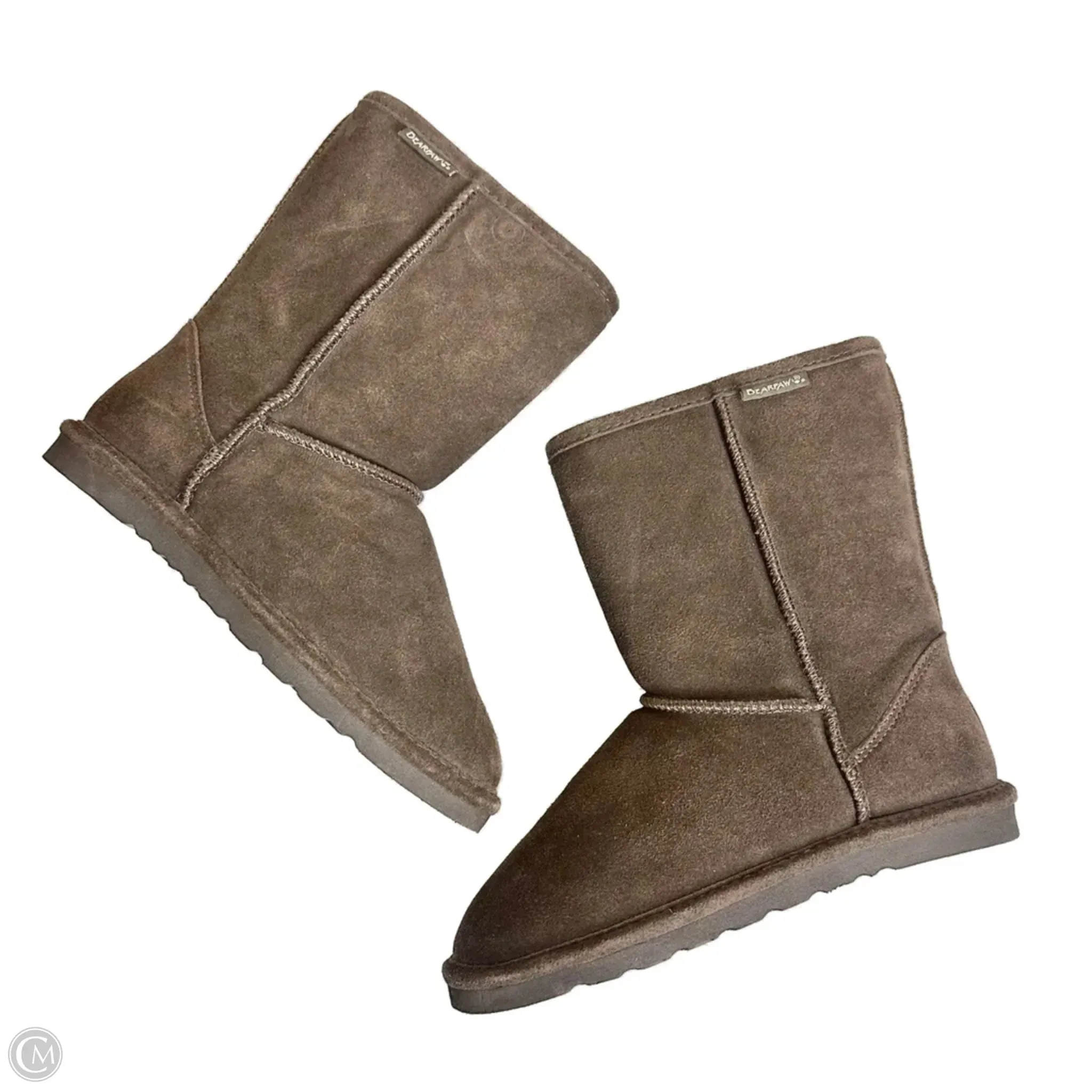 Shaft Height Options Breathable Cold Climate Boots Knee Flats By Bearpaw In Brown, Size: 7.5