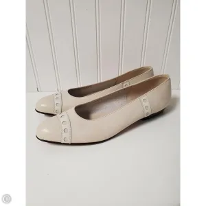 Sand Move Shoes Designer By Ferragamo In Taupe, Size: 7