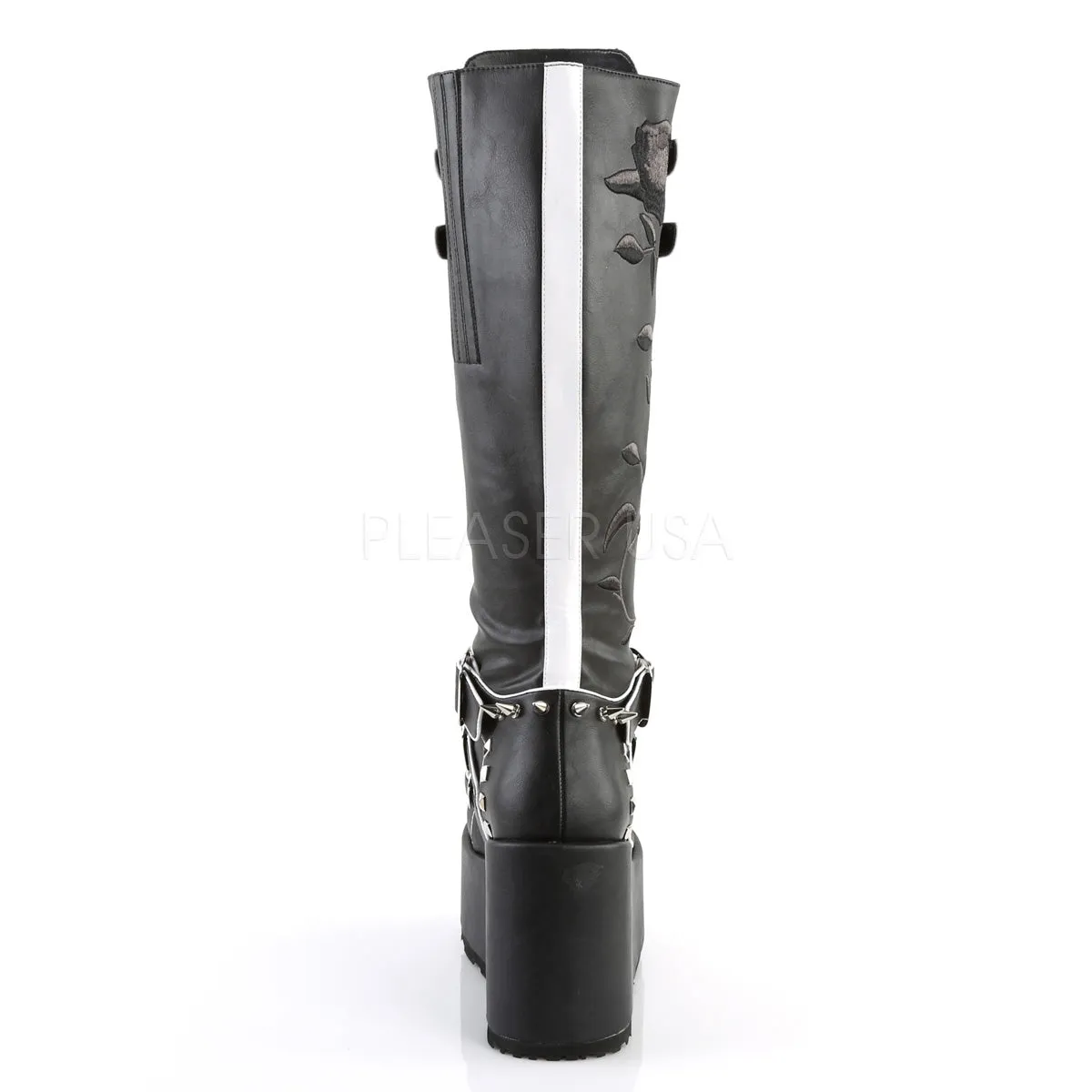 Romantic Goth Knee High Platform Boots