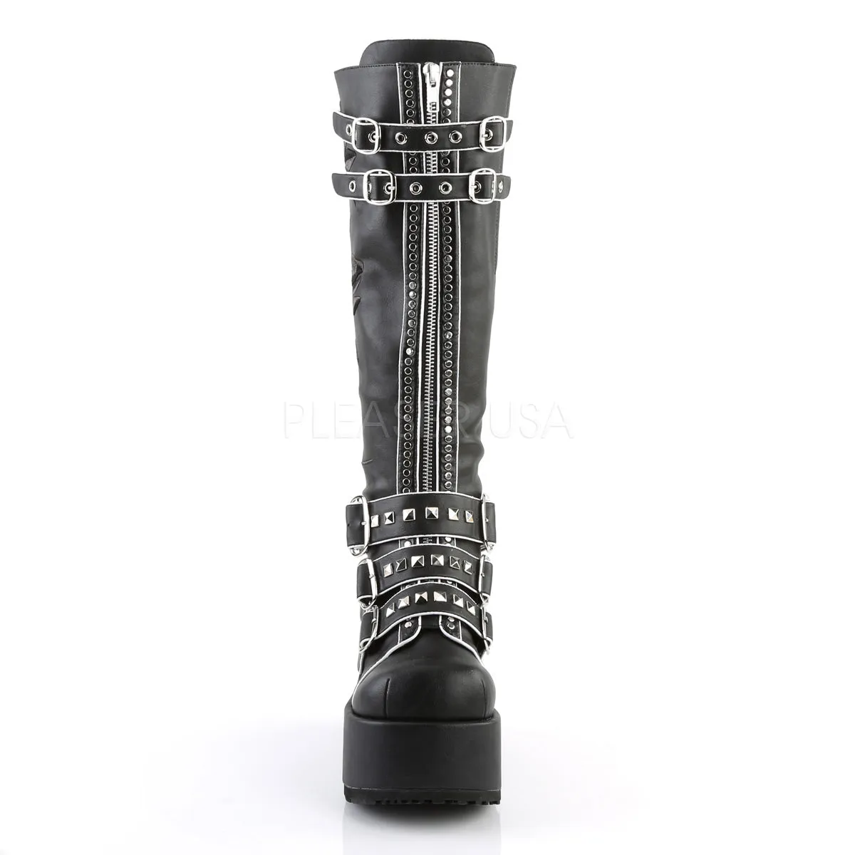 Romantic Goth Knee High Platform Boots