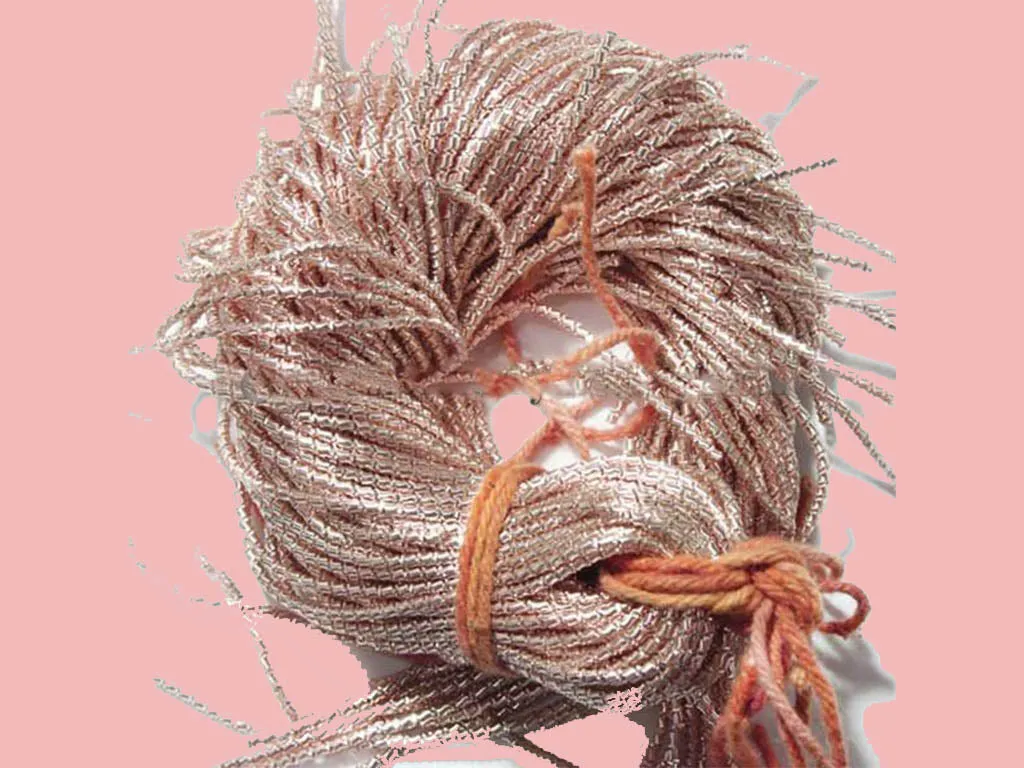 Rose Gold Metallic Dabka / French Wire