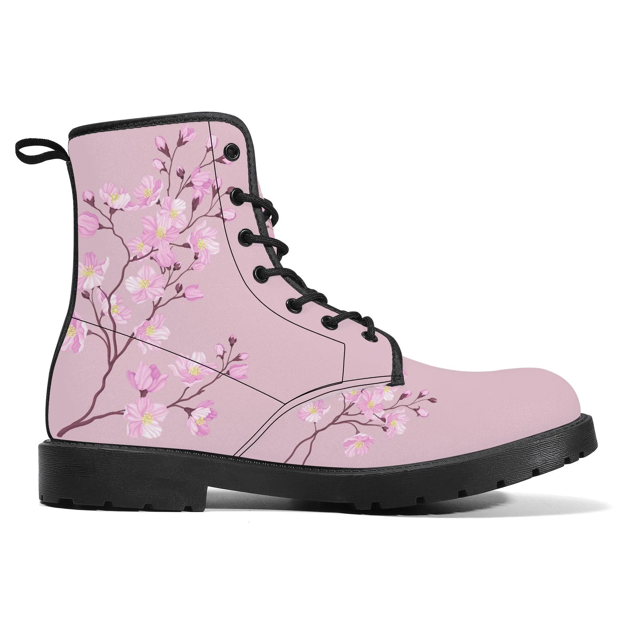 Rosewood Sakura Vegan Leather Boots Pink