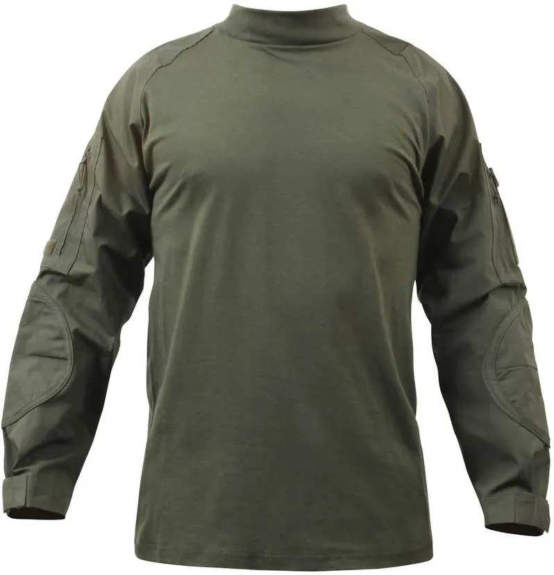 Rothco Military NYCO FR Olive Drab Fire Retardant Combat Shirt - Size 2XL