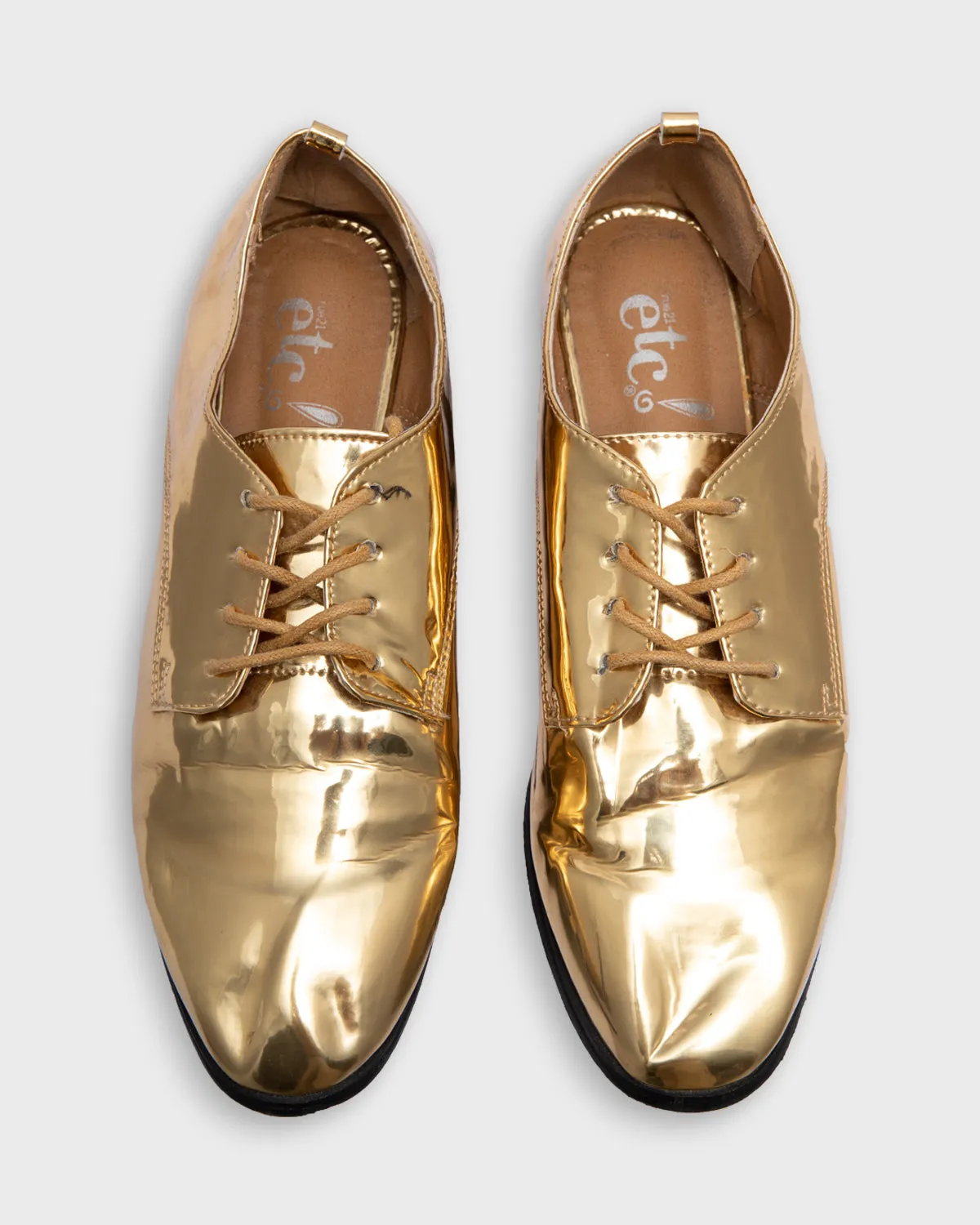 Rue 21 Etc gold metallic shoes