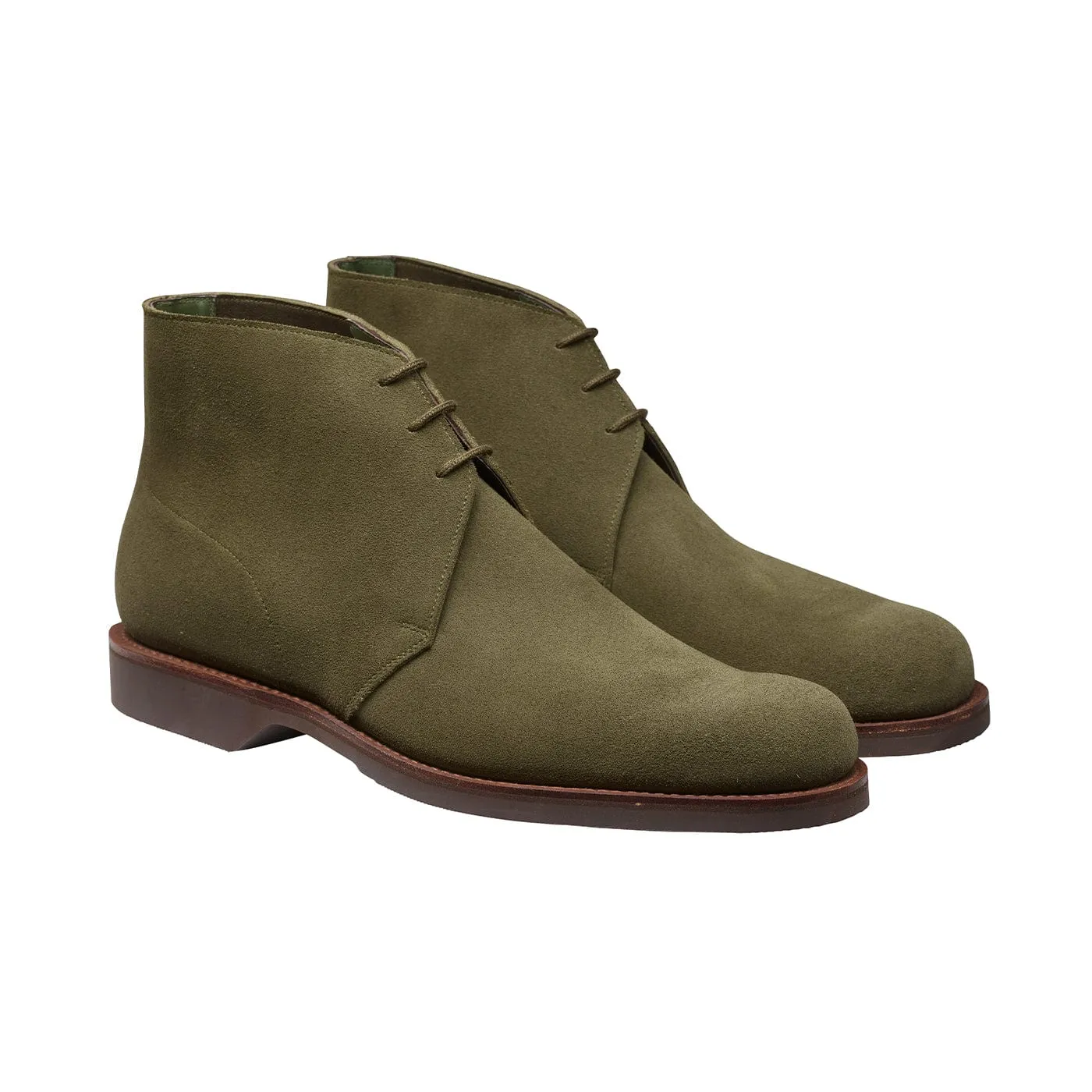 Grip Support Chukka 4 Olive Reverse Butt Suede