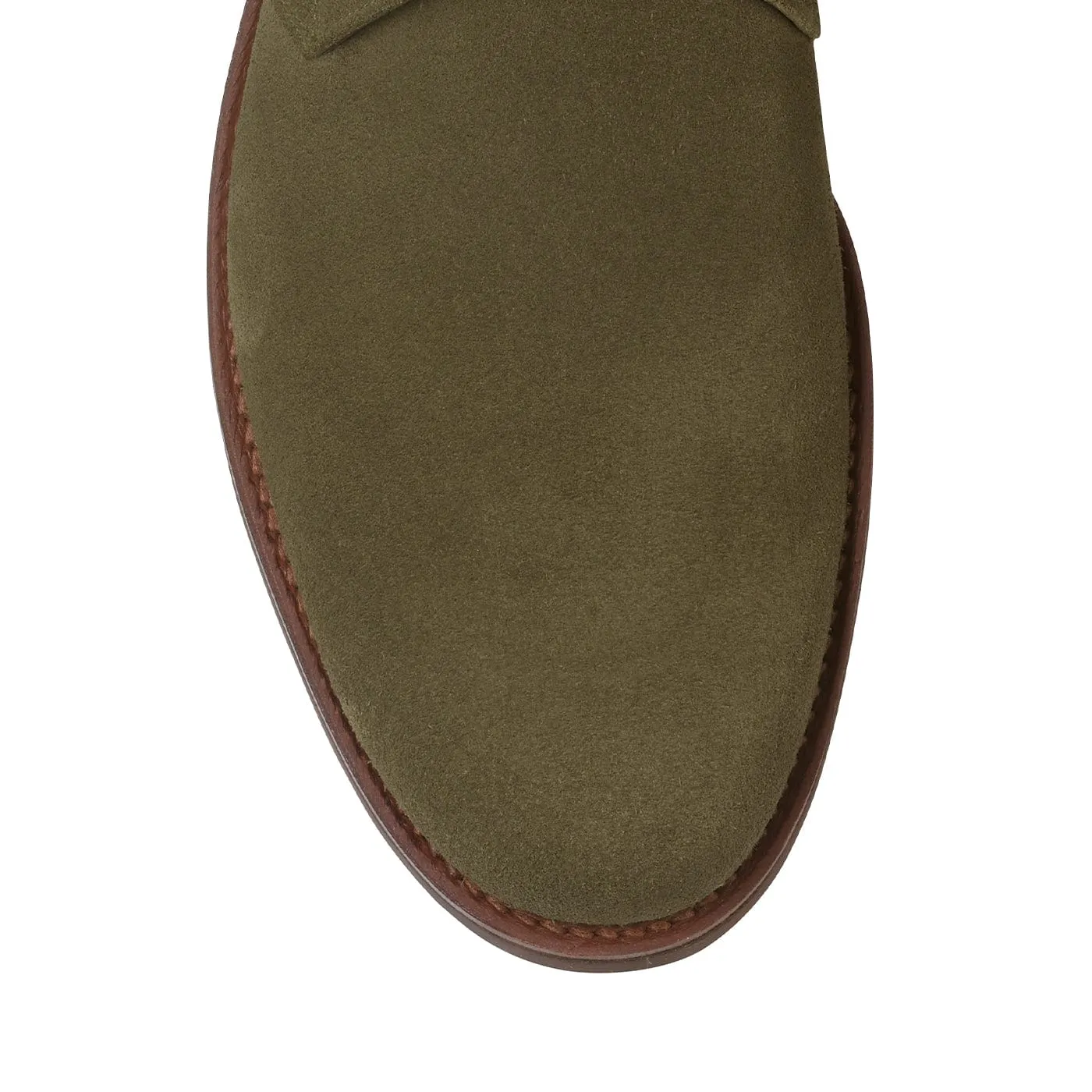 Chukka 4 Olive Reverse Butt Suede Cozy Footwear Arctic Cool