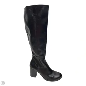 Boots Knee Heels By Dexflex In Black, Size: 9.5 Comfortable Design Comfortable Walk