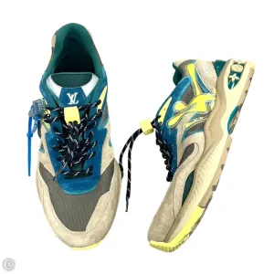 Shoes Luxury Designer By Louis Vuitton In Blue & Grey, Size: 10 Island Vibe