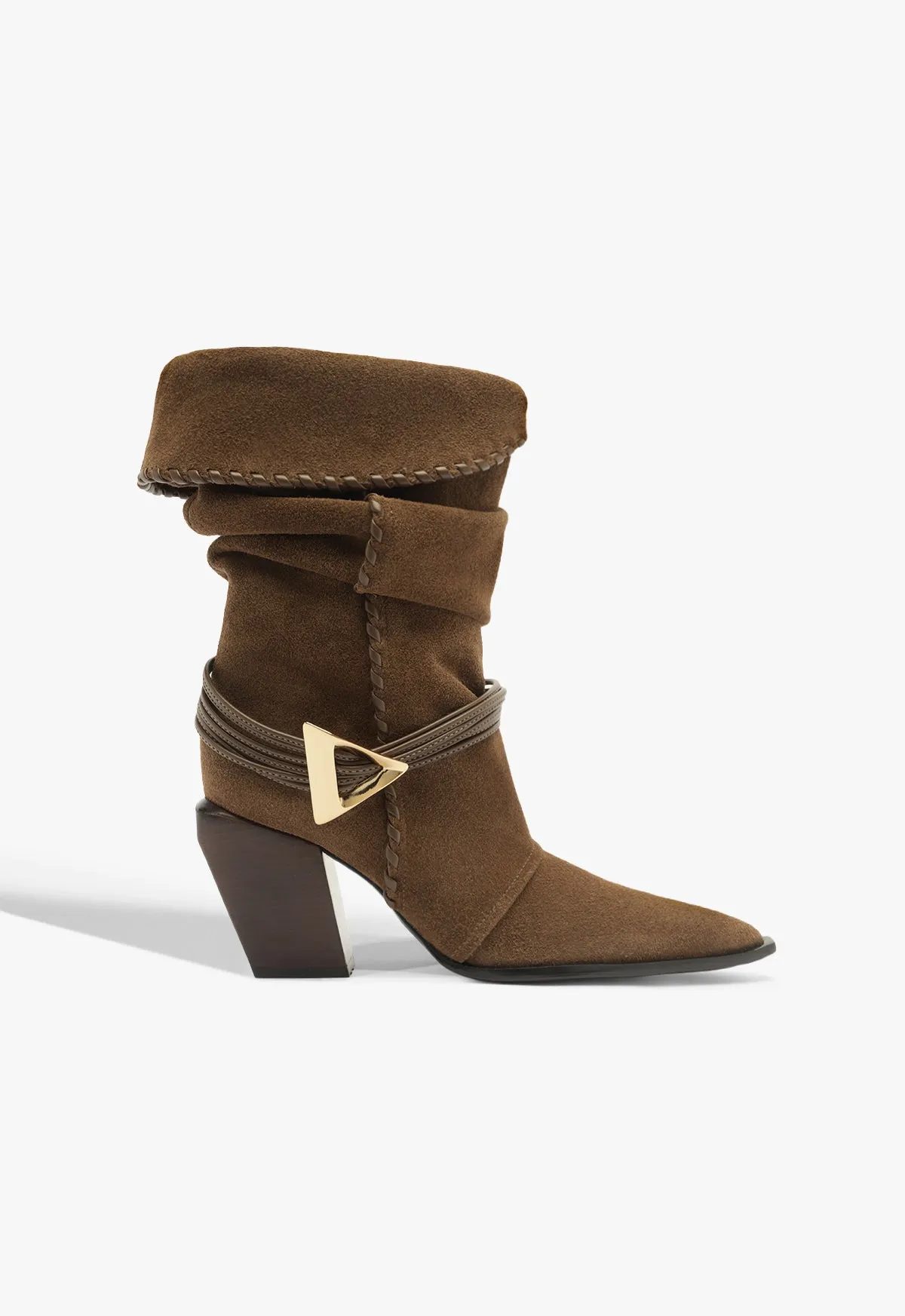 Sable Suede Bootie Sturdy Build