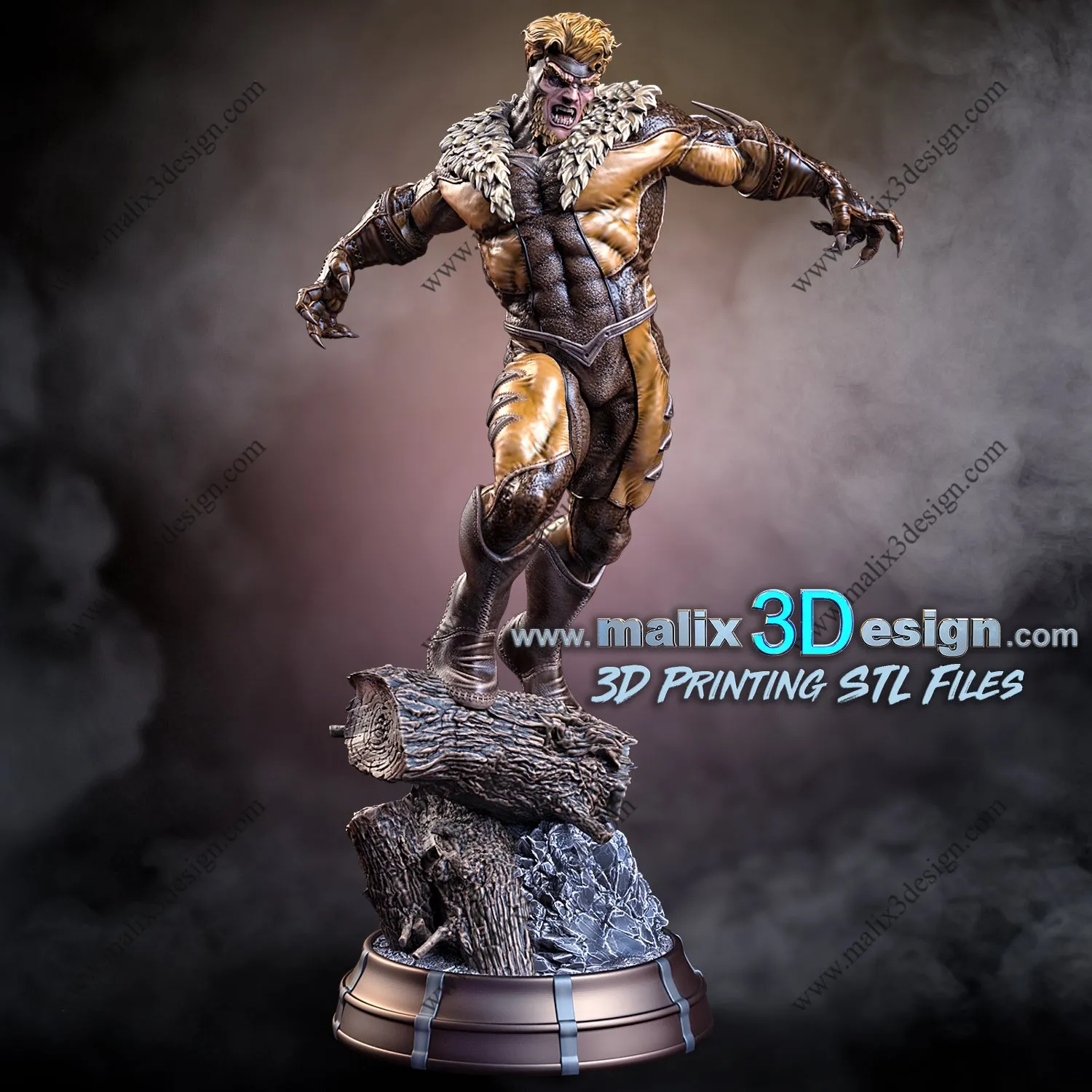 Sabretooth Statue