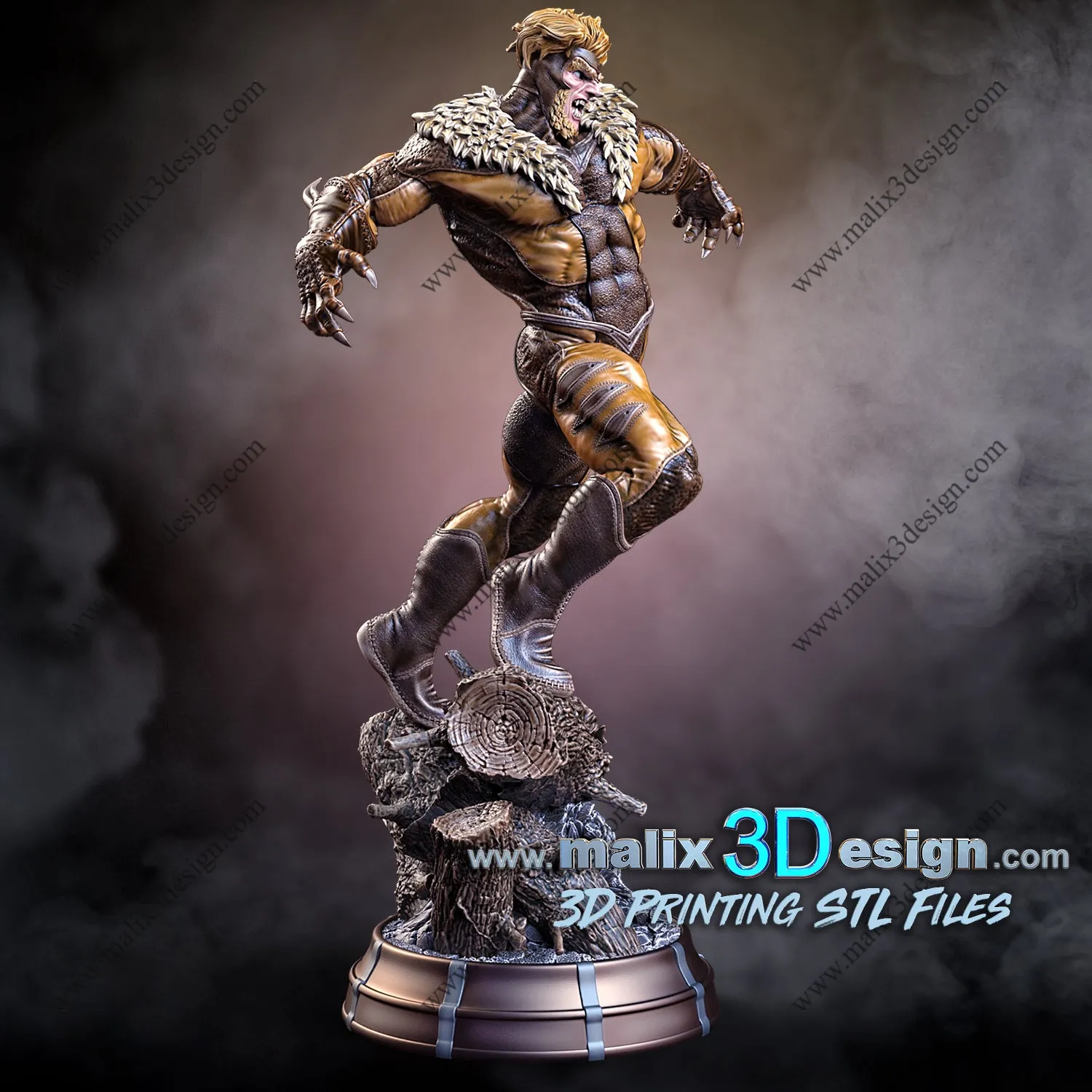 Sabretooth Statue