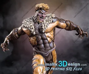 Sabretooth Statue