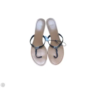 Sandals Designer By Coach In Black & Brown, Size: 9.5 Seamless Fit Outdoor Explorers Club Night