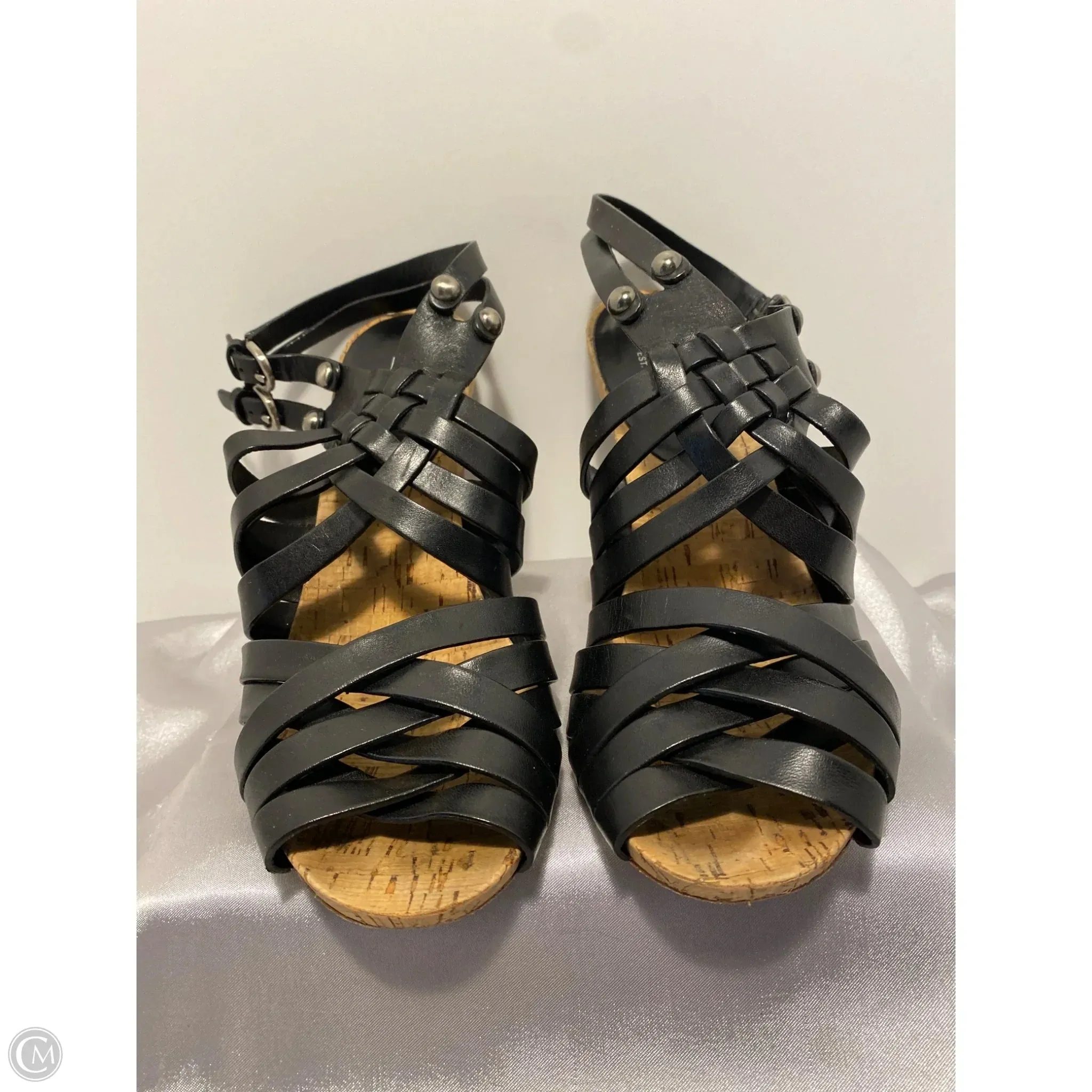Sandals Designer By Coach In Black, Size: 9.5 Airflow channels Fashion Edge