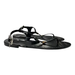 Dual Tone Sandals Designer By Coach In Black, Size:7