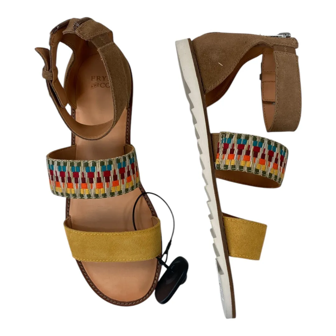 Sandals Designer By Frye In Multi, Size:8 Breathable Airflow Channels Space Vibe