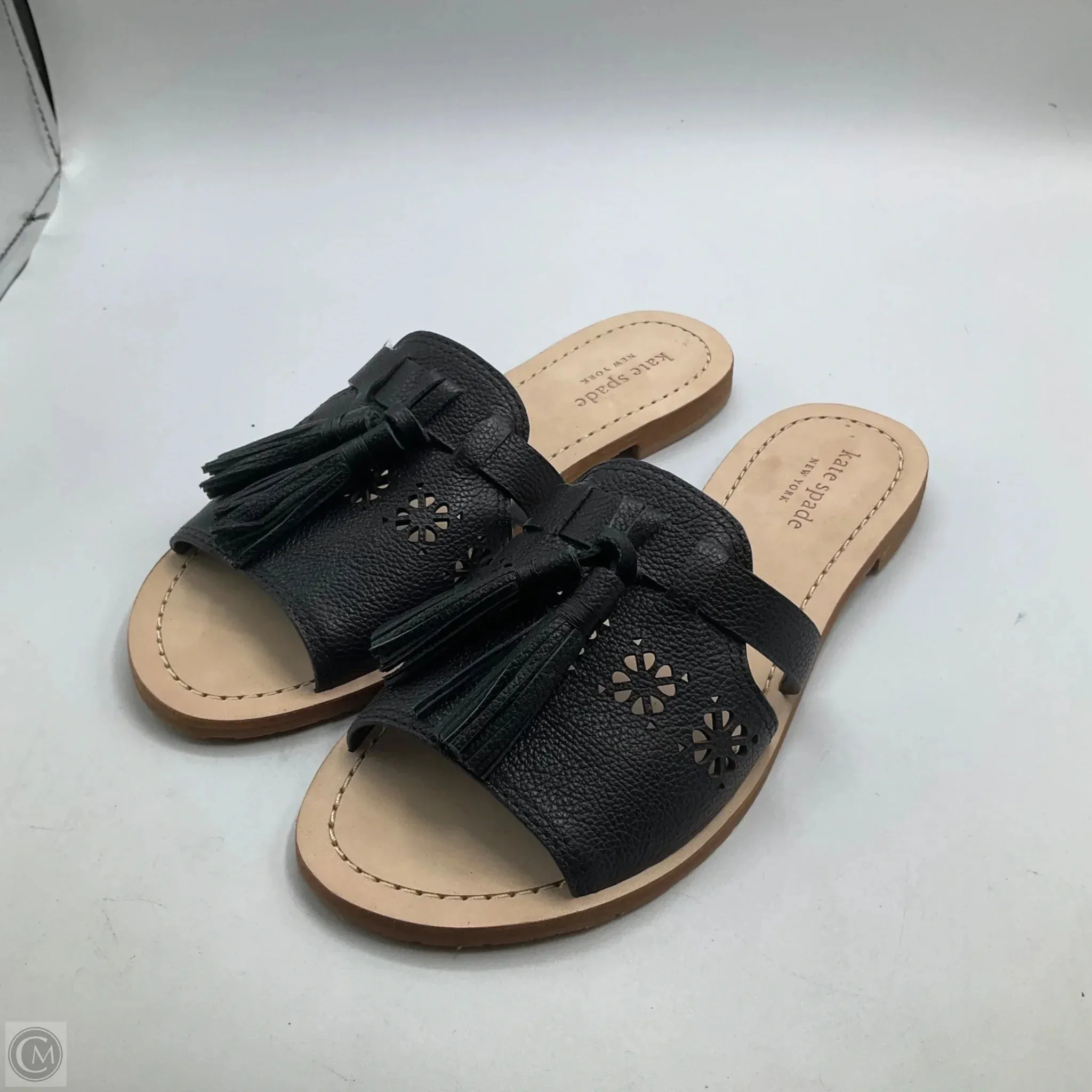 Sandals Designer By Kate Spade In Black, Size: 6.5 Swim Edge Flexible Sole