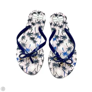Sandals Designer By Kate Spade In Blue & Pink, Size: 8 Pose Ready