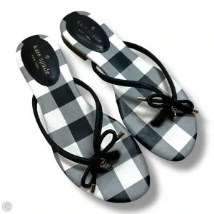 velcro Sandals Designer By Kate Spade In Checkered Pattern, Size: 8