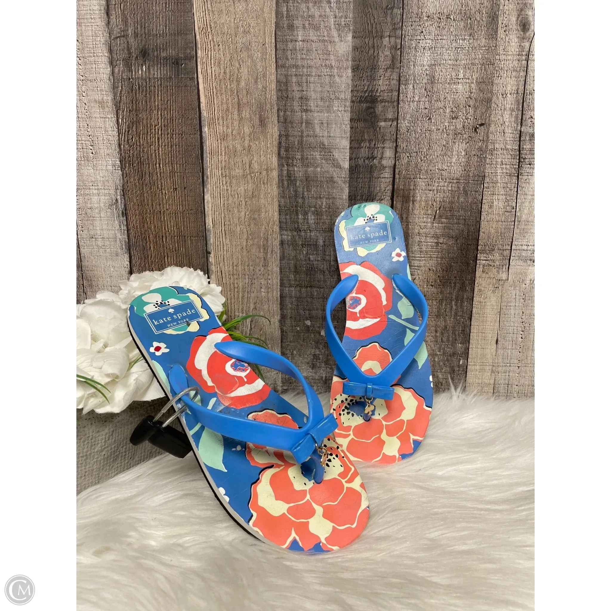 Sandals Designer By Kate Spade In Multi-colored, Size: 8 Energy Returning Foam