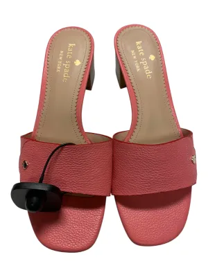 Sandals Designer By Kate Spade In Pink, Size:6.5 Closet Core