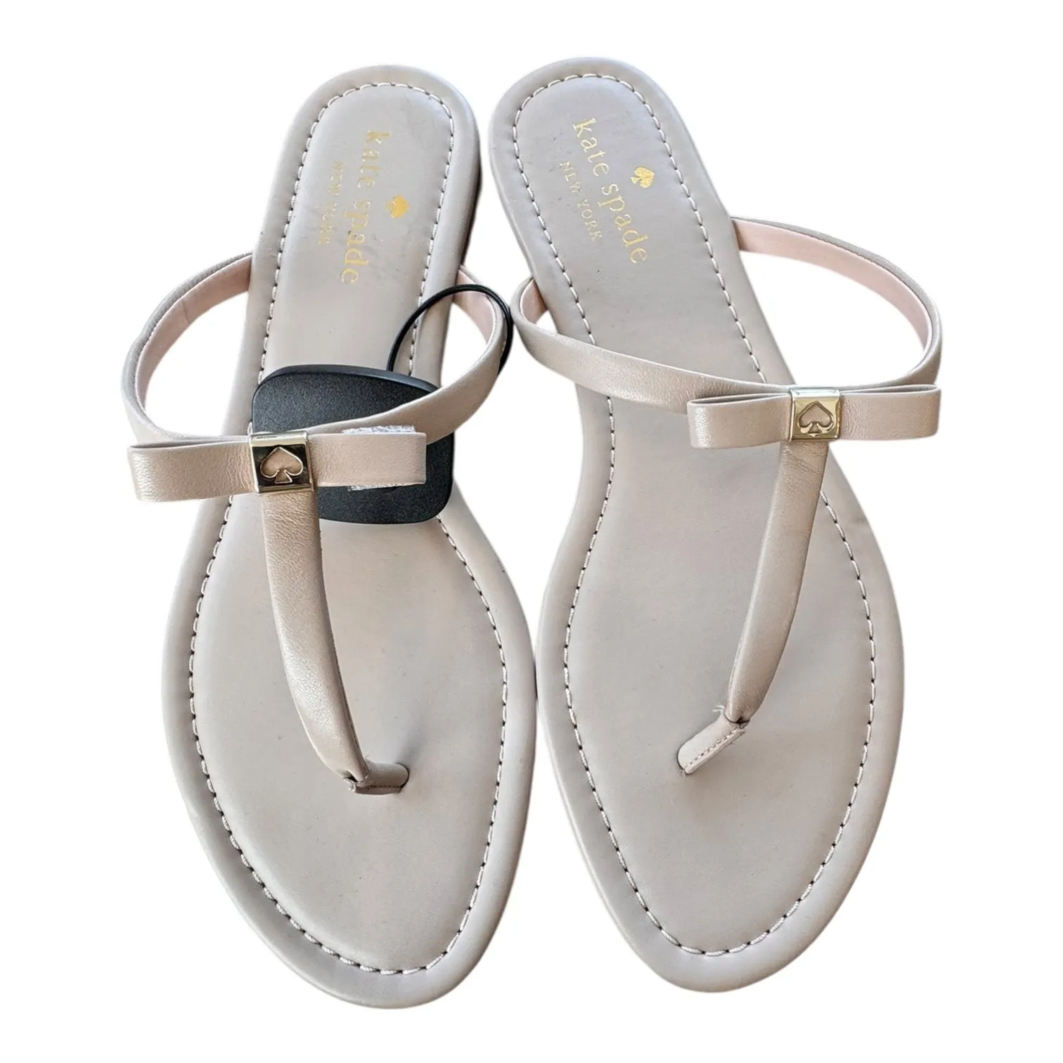 Sandals Designer By Kate Spade In Tan, Size:8 Cushioned Base Work Commute