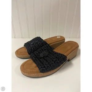 Vintage Love Light Core Sandals Designer By Kurt Geiger In Black & Brown, Size: 9.5